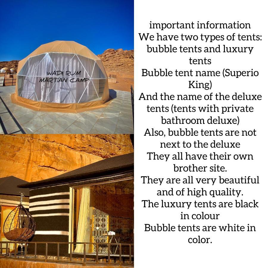 Bubble Luxury Camp&Panorama Tent Wadi Rum Exterior foto